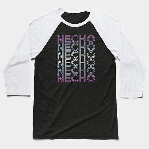 necho Baseball T-Shirt by senjasore